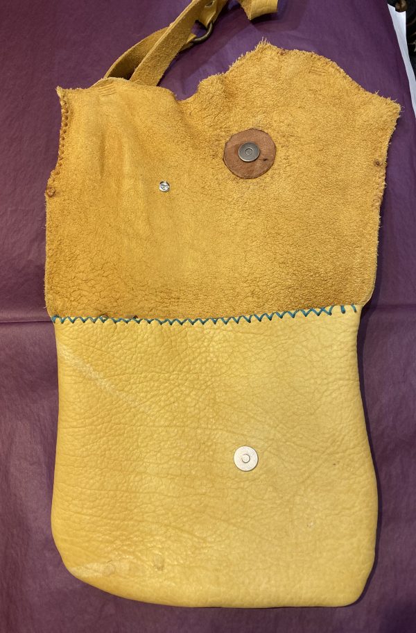 Golden Buffalo Skin Bag No. 2 - Image 3