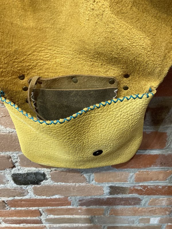 Golden Buffalo Skin Bag No. 2 - Image 5