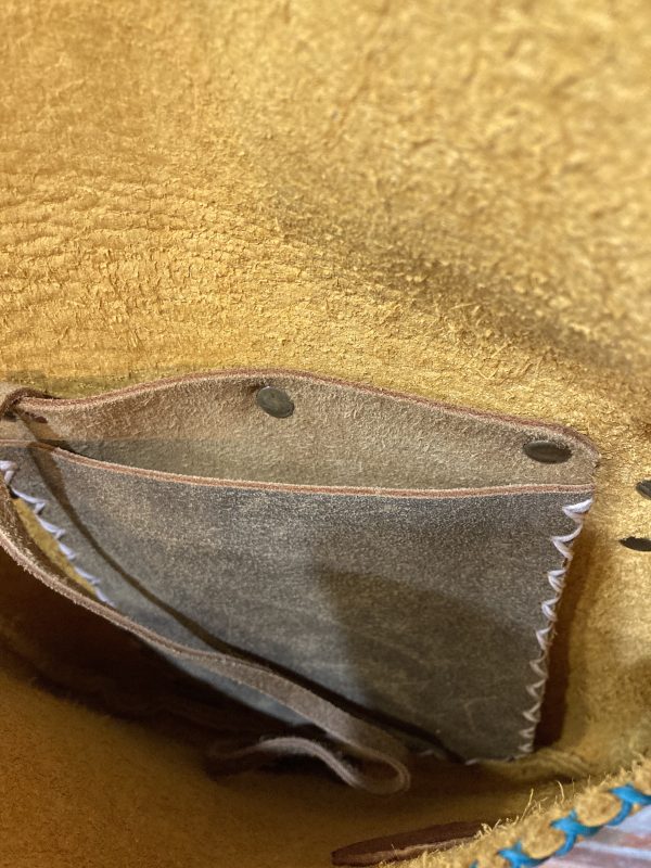 Golden Buffalo Skin Bag No. 2 - Image 6